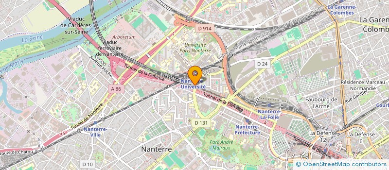 localisation de l'entreprise MONSIEUR IMTIAZ SHAH  NANTERRE