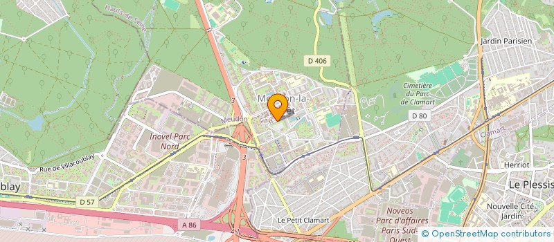 localisation de l'entreprise MONSIEUR IMTIYAS ABDUL  MEUDON