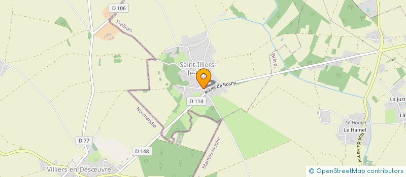 localisation de l'entreprise MONSIEUR INACIO FERREIRA  SAINT-ILLIERS-LE-BOIS