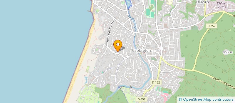 localisation de l'entreprise MONSIEUR INAEL MONY  CAPBRETON