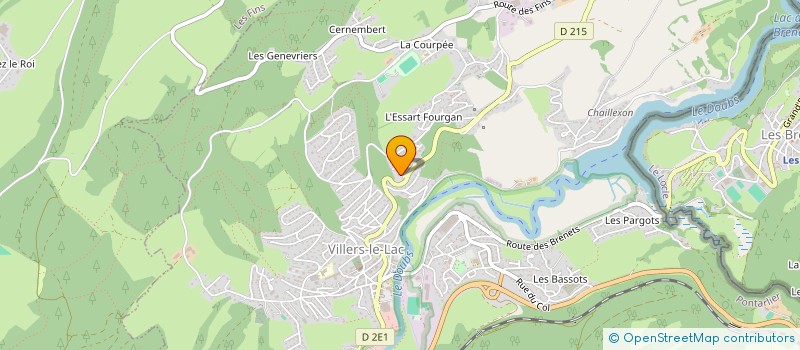 localisation de l'entreprise MONSIEUR INAKI PARENT  VILLERS-LE-LAC