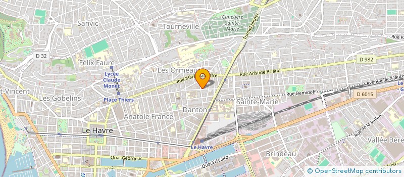 localisation de l'entreprise MONSIEUR INAMULLAH ARYAN  LE HAVRE