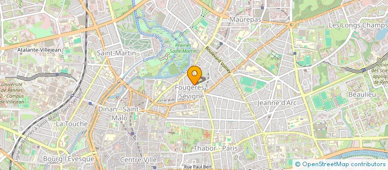 localisation de l'entreprise MONSIEUR INAMULLAH MAHTAB  RENNES