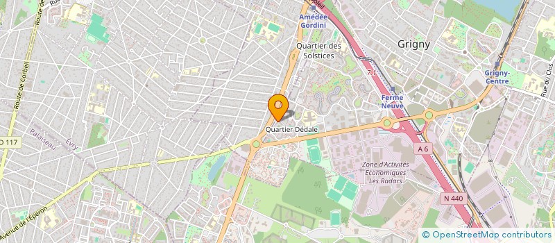 localisation de l'entreprise MONSIEUR INAYATULLAH JALILI  GRIGNY