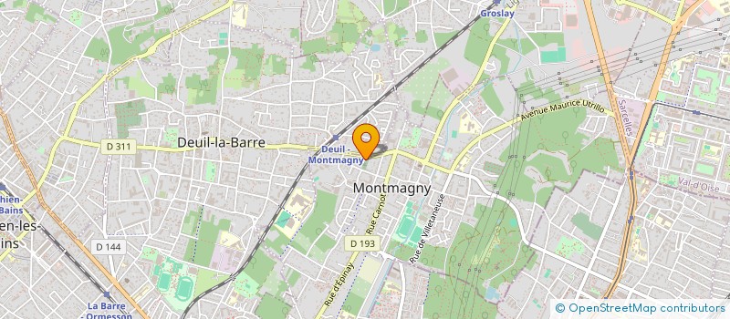 localisation de l'entreprise MONSIEUR INAYATULLAH RAHMANI  MONTMAGNY