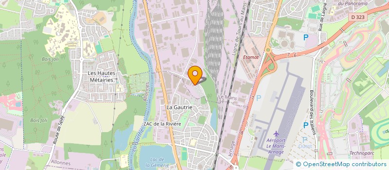 localisation de l'entreprise MONSIEUR INCLIFF GERMAIN  LE MANS