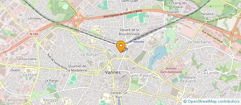 localisation de l'entreprise MONSIEUR INDIVISION-MICHEL CO CORIC  VANNES