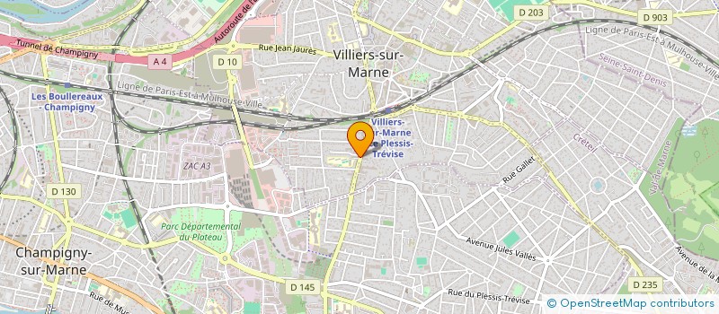 localisation de l'entreprise MONSIEUR INDRA EUDARIC à VILLIERS-SUR-MARNE