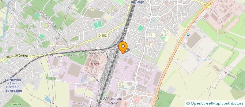 localisation de l'entreprise MONSIEUR INDRAFO RAMBELOMANANA à BRETIGNY-SUR-ORGE