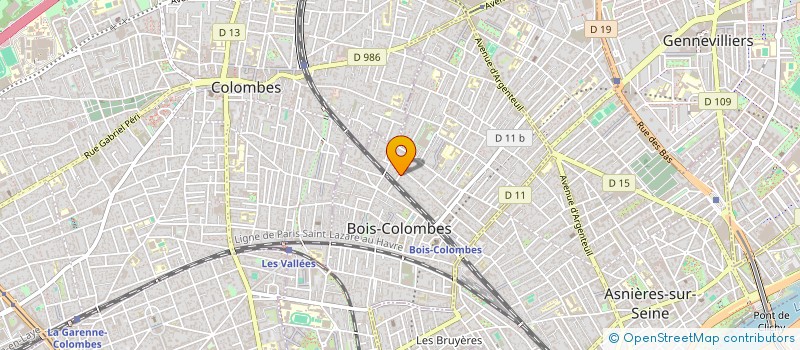 localisation de l'entreprise MONSIEUR INDRHA JEAN WILLIAM VIVEGANANTHA à BOIS-COLOMBES