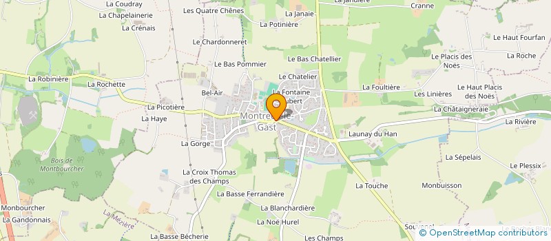 localisation de l'entreprise MONSIEUR INDRIT PUKA  MONTREUIL-LE-GAST