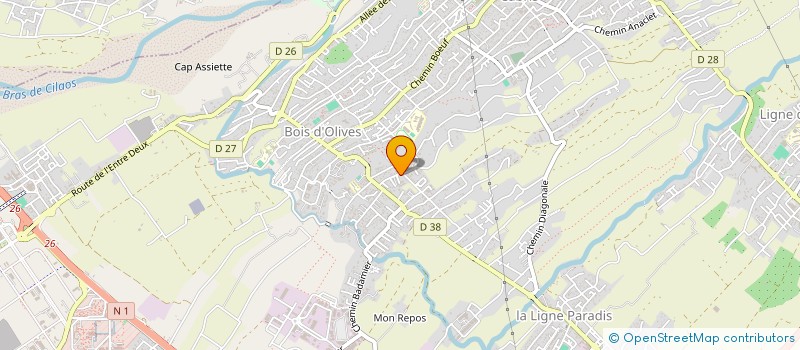 localisation de l'entreprise MONSIEUR INDYREN LOUISE  SAINT-PIERRE