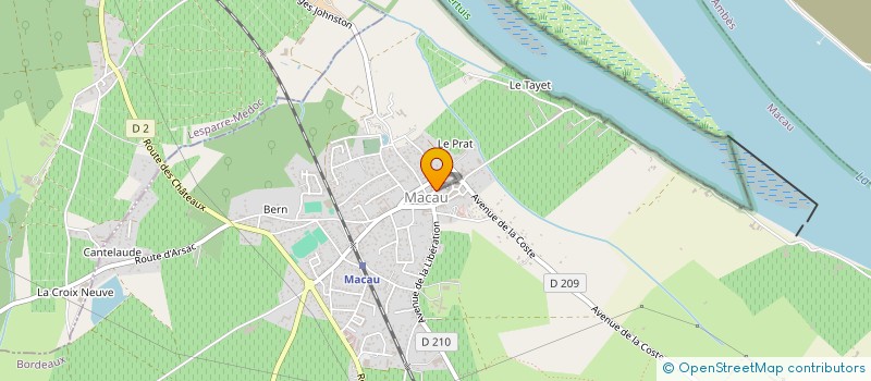 localisation de l'entreprise MONSIEUR INES YAHYAOUI  MACAU
