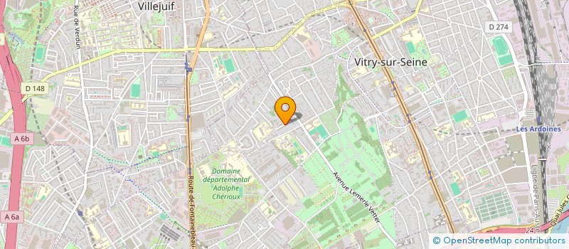 localisation de l'entreprise MONSIEUR INFALI DABO à VITRY-SUR-SEINE