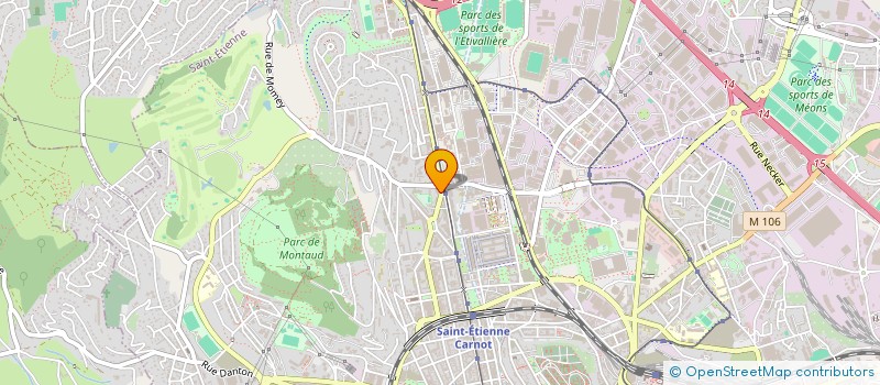 localisation de l'entreprise MONSIEUR INNOCENT AMOWIE  SAINT-ETIENNE