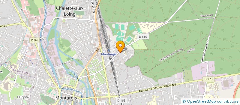 localisation de l'entreprise MONSIEUR INNOCENT KPAN à MONTARGIS