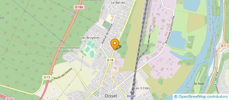 localisation de l'entreprise MONSIEUR INNOCENT MPOY à OISSEL
