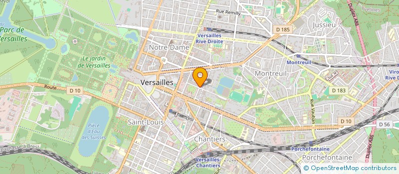 localisation de l'entreprise MONSIEUR INNOCENT NOUTAYI à VERSAILLES