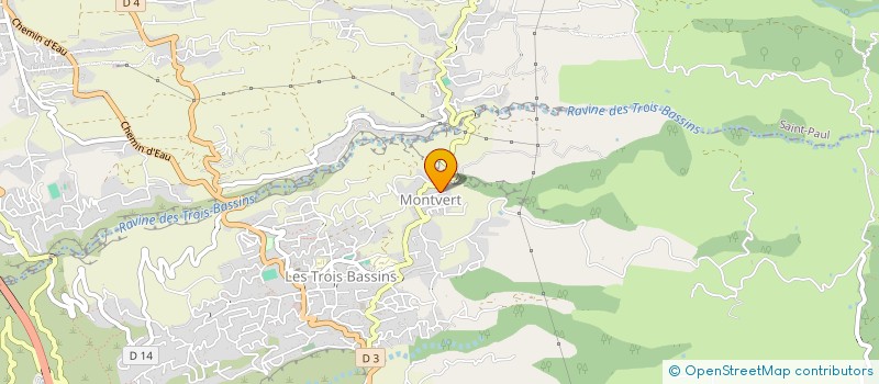 localisation de l'entreprise MONSIEUR INNOCENT PAYET  LES TROIS-BASSINS