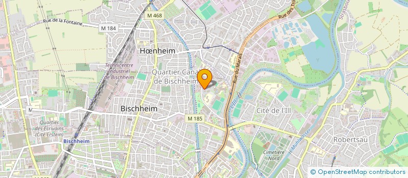 localisation de l'entreprise MONSIEUR INNOCENT SIMEON  BISCHHEIM