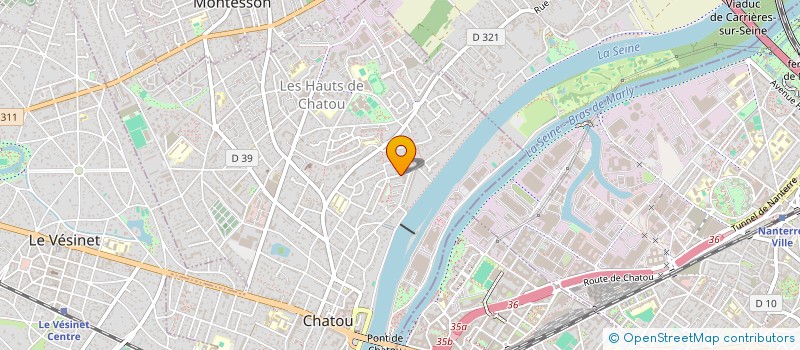 localisation de l'entreprise MONSIEUR INNOCENTIUS AJANOHOUN  CHATOU