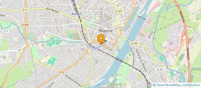 localisation de l'entreprise MONSIEUR INOCENCIO MANZANO  ROANNE