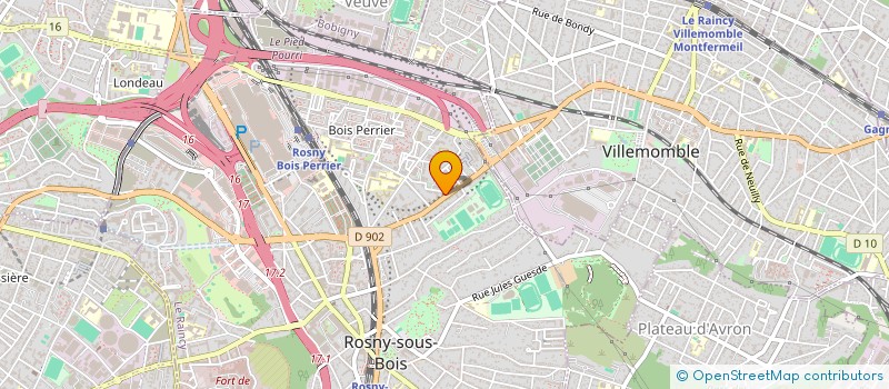 localisation de l'entreprise MONSIEUR INOUSSA AGNIDE ADEOYE à ROSNY-SOUS-BOIS