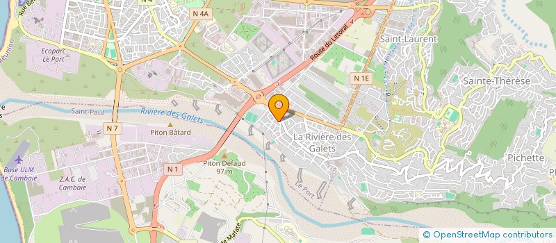 localisation de l'entreprise MONSIEUR INOUSSA IBRAHIM  LE PORT