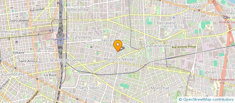 localisation de l'entreprise MONSIEUR INOUSSA TARNAGDA  VILLEURBANNE