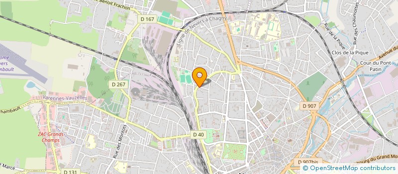 localisation de l'entreprise MONSIEUR INPANTAN ROBINSON à NEVERS