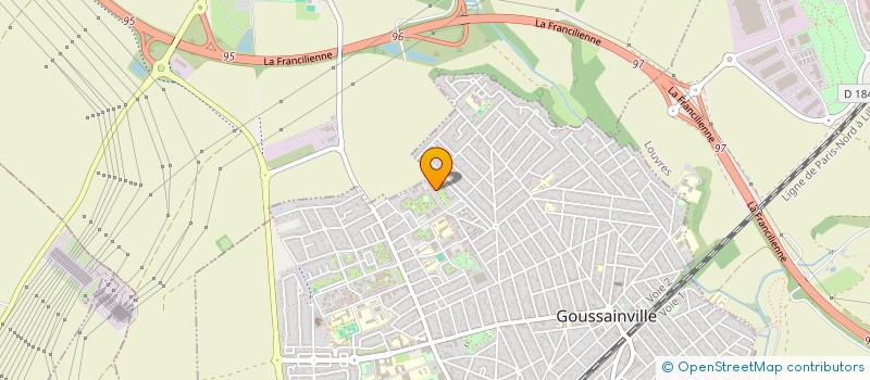 localisation de l'entreprise MONSIEUR INSA TRAORE  GOUSSAINVILLE