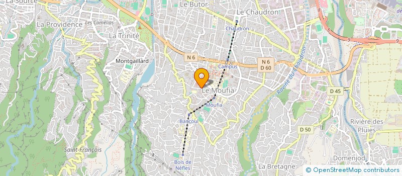 localisation de l'entreprise MONSIEUR INTEZAR GOULAMHOUSSEN  SAINT-DENIS