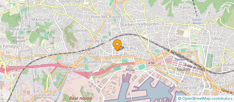 localisation de l'entreprise MONSIEUR INZA KONE  TOULON