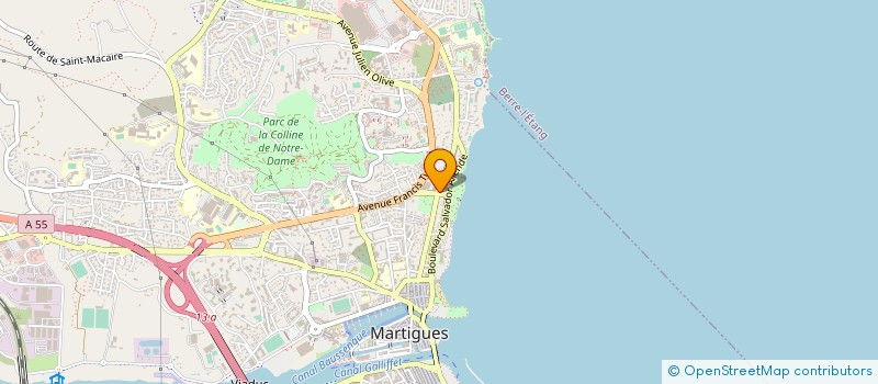 localisation de l'entreprise MONSIEUR IO EL REBDI  MARTIGUES