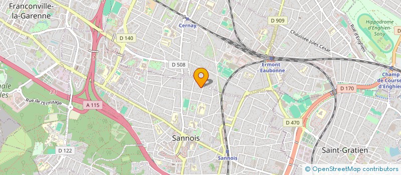 localisation de l'entreprise MONSIEUR IOALLAND PAUL  SANNOIS