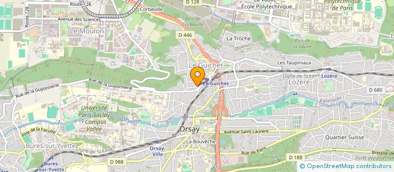 localisation de l'entreprise MONSIEUR IOAN ADI GODJA à ORSAY