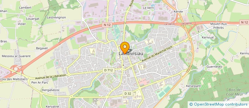 localisation de l'entreprise MONSIEUR IOAN BOB  LANDIVISIAU