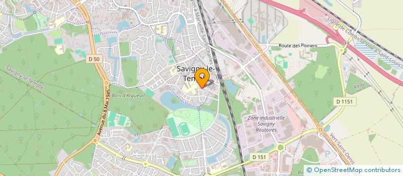 localisation de l'entreprise MONSIEUR IOAN BOJAN  SAVIGNY-LE-TEMPLE