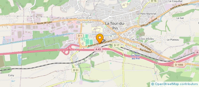 localisation de l'entreprise MONSIEUR IOAN BOT  LA TOUR-DU-PIN