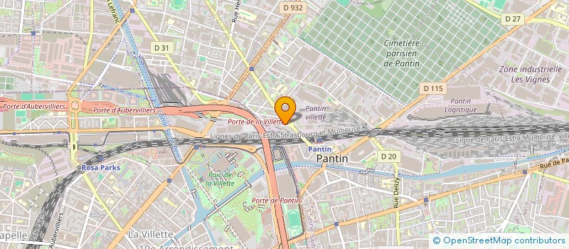 localisation de l'entreprise MONSIEUR IOAN CIOTE  PANTIN