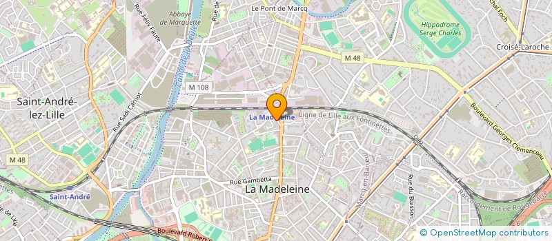 localisation de l'entreprise MONSIEUR IOAN CIRPACI à LA MADELEINE