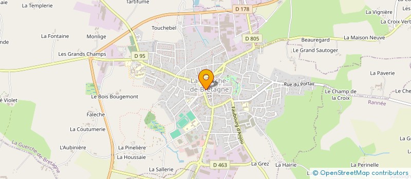 localisation de l'entreprise MONSIEUR IOAN CIUCA  LA GUERCHE-DE-BRETAGNE