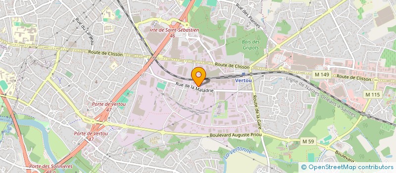 localisation de l'entreprise MONSIEUR IOAN CIUPA à VERTOU