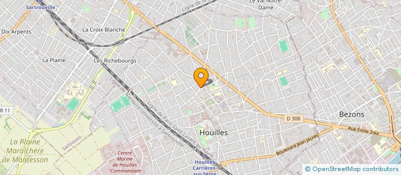 localisation de l'entreprise MONSIEUR IOAN CONDOR  HOUILLES