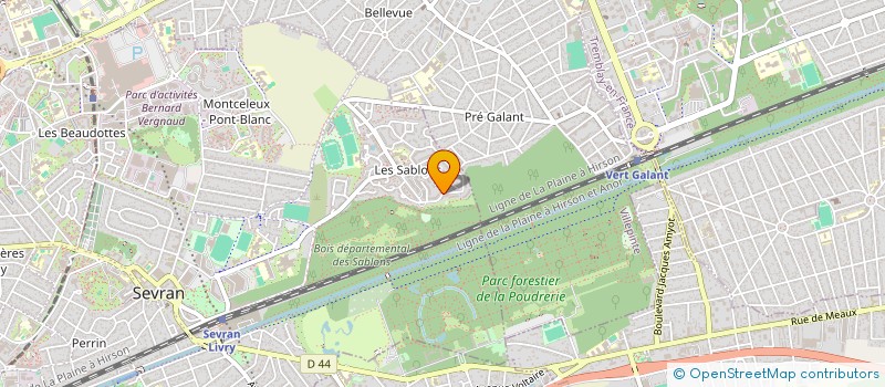 localisation de l'entreprise MONSIEUR IOAN DOREL DRIMUS  SEVRAN