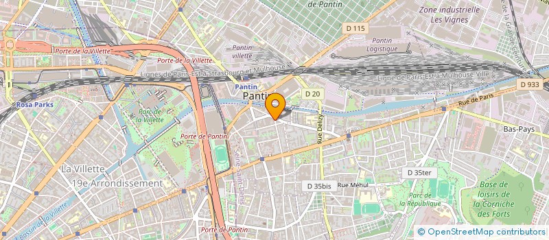 localisation de l'entreprise MONSIEUR IOAN DUNCA  PANTIN