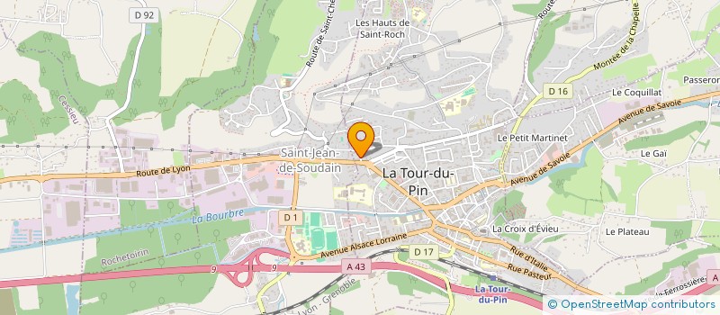 localisation de l'entreprise MONSIEUR IOAN FLOREA  LA TOUR-DU-PIN