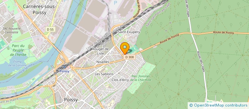 localisation de l'entreprise MONSIEUR IOAN GRIGORE PUSCAS  POISSY