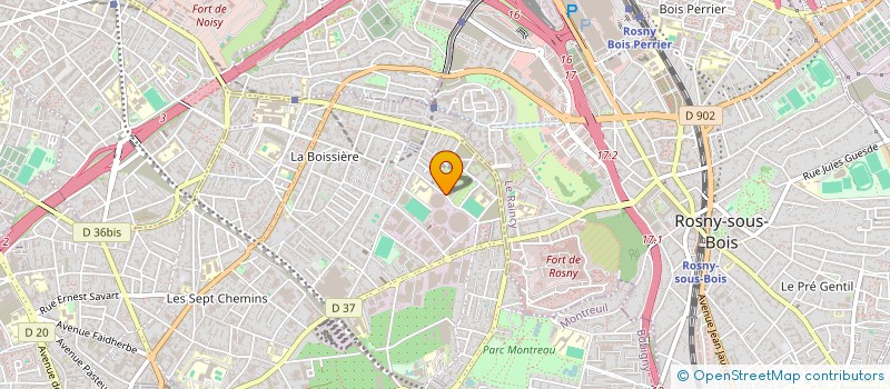 localisation de l'entreprise MONSIEUR IOAN LACATOS  MONTREUIL