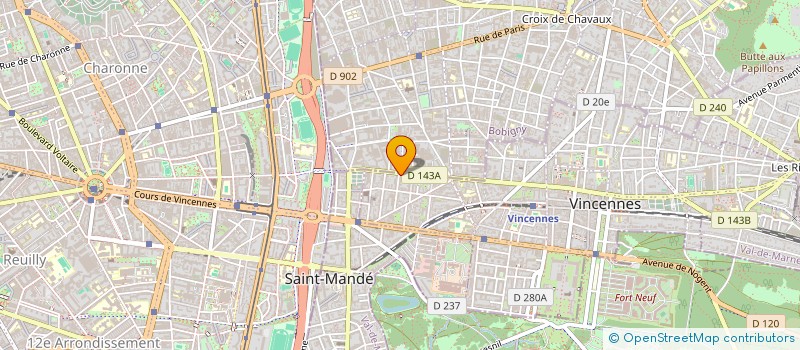 localisation de l'entreprise MONSIEUR IOAN LAZAR CHIS  VINCENNES